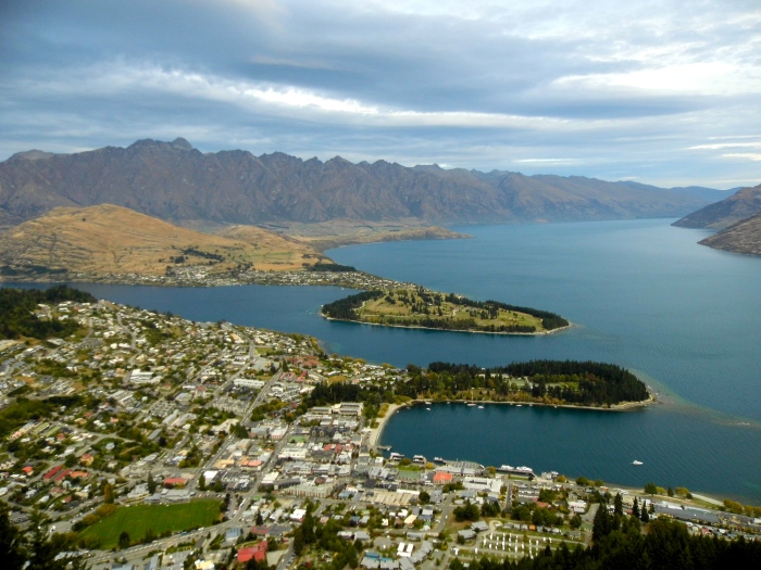 Queenstown and the Remarkables.